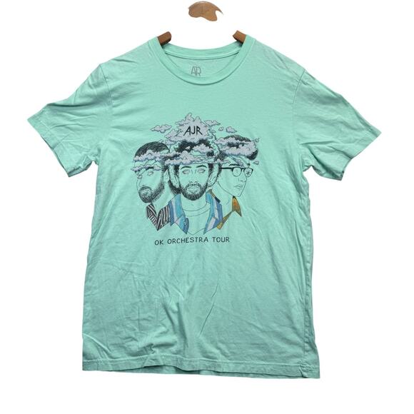 2021 AJR Shirt OK Orchestra Tour Indie Rock Electro Pop Bang Mint Indie Rock L - Picture 1 of 4
